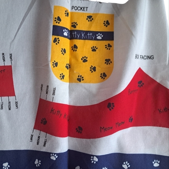 The Panel Place Fabric Traditions simplicity little girl's jumper pattern cats - Picture 9 of 13